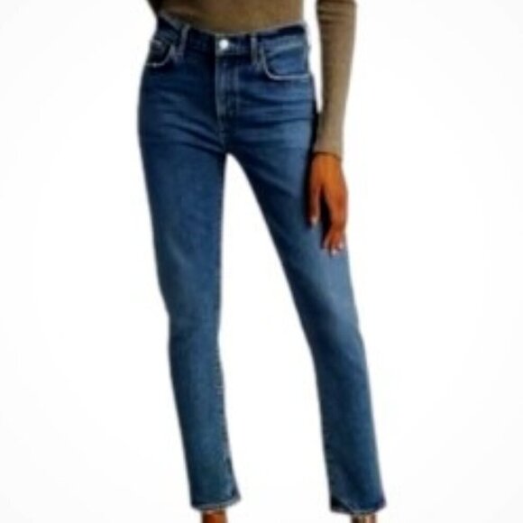 Agolde Toni Mid Rise Straight Jeans 23 - Picture 1 of 5